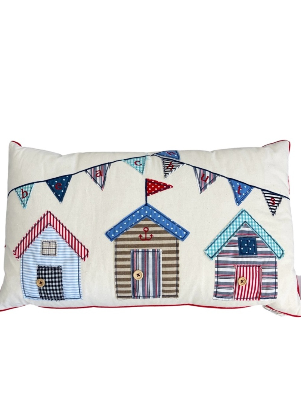 Coastal Collection Beach Hut Lumbar Pillow